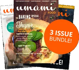 3 issue bundle of the Umami food magazine